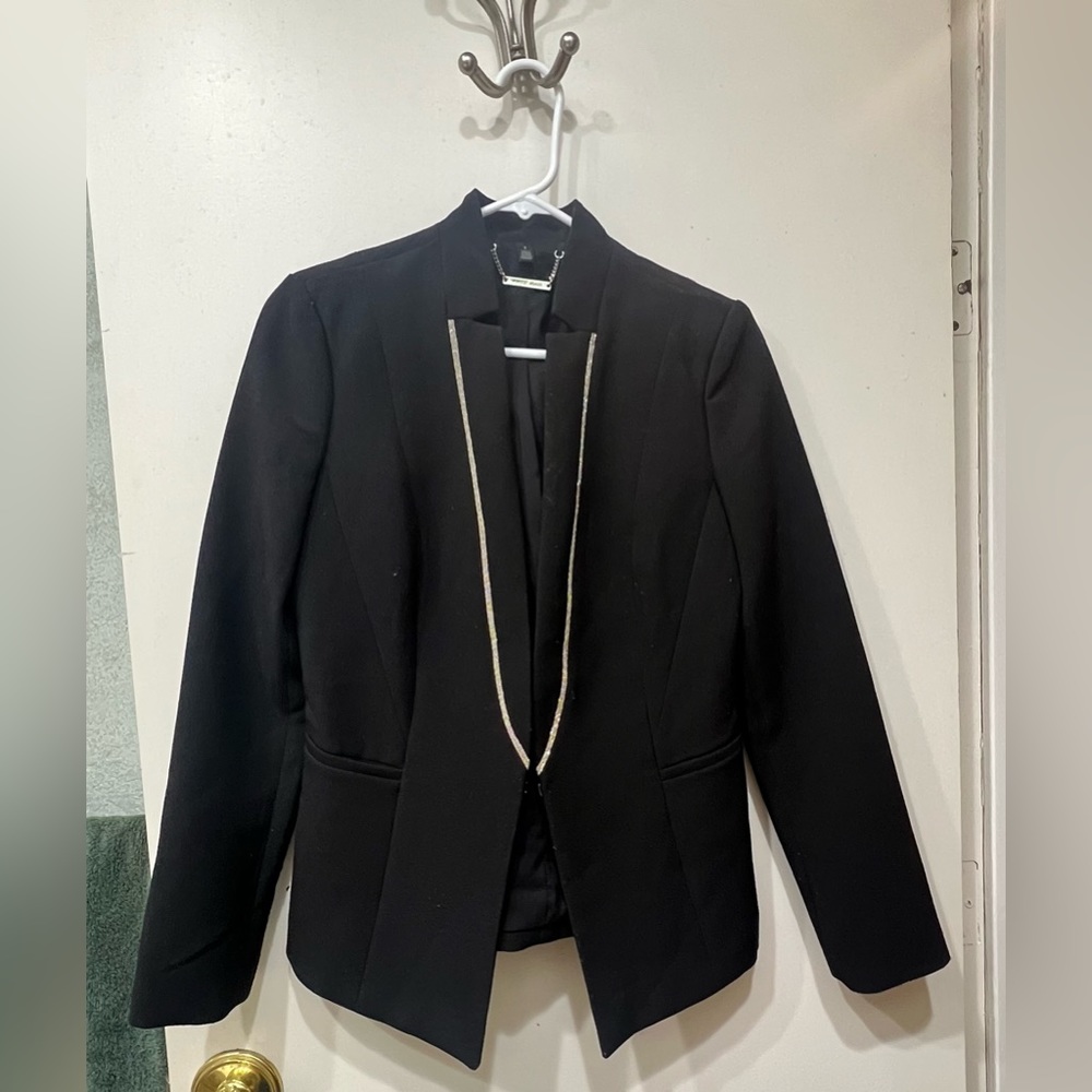 White House Black Market size 2 black blazer. Formal w beaded embellishment